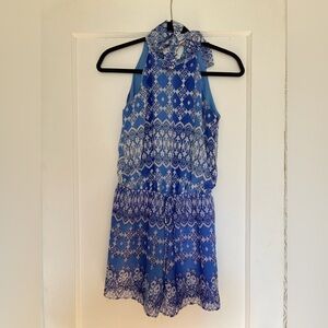 Blue romper